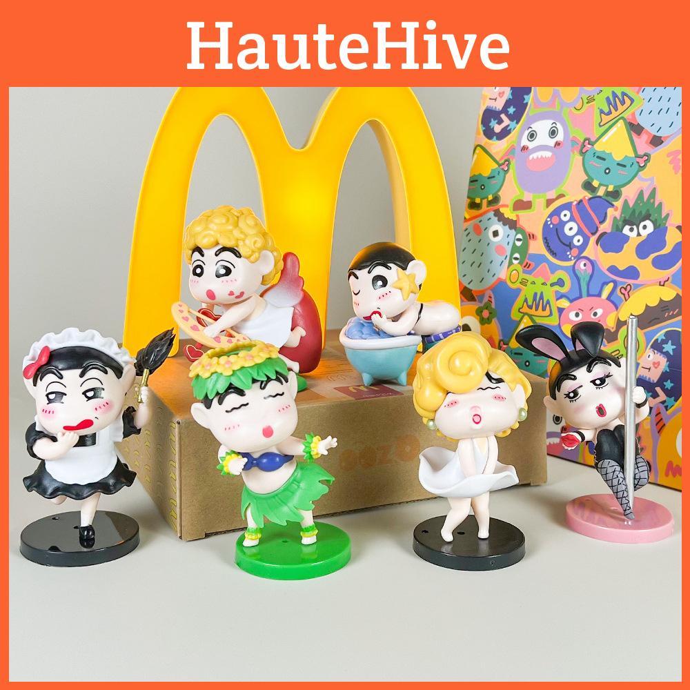 Забавный Крион Шин-чан Травяная Юбка Горничная Русалка Ангел Стиль Модель Украшение