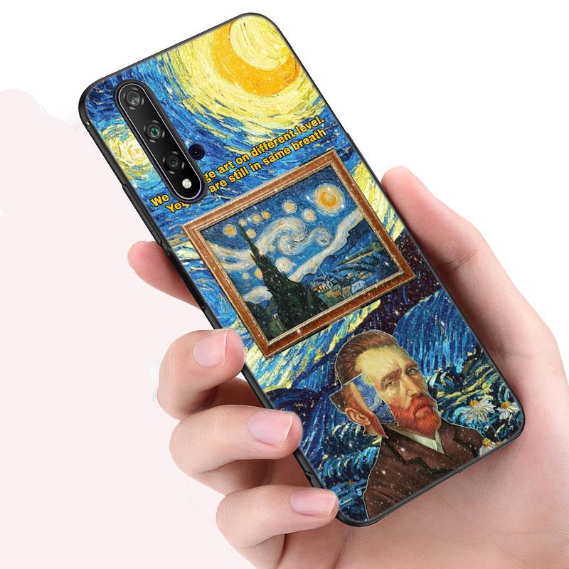 Van Gogh Starry Sky Art Case For Huawei Honor 10X Lite 7A 8A 9X 20 Pro 7S 8C 8S 8X 9A 9C 10i 20i 30i 20E 20S 8 10 Lite Cover