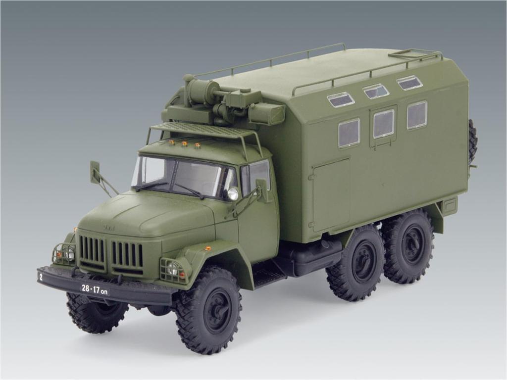 ICM Soviet KShM Command Vehicle Plastic Model 1/35 ZiL-131
