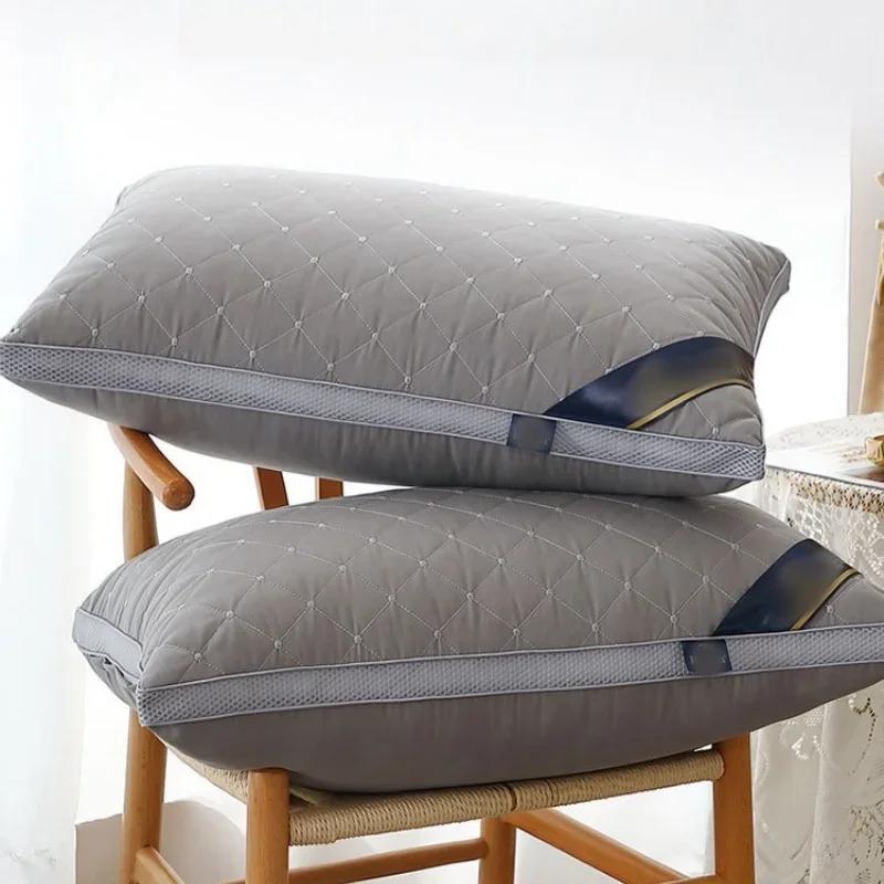 Ортопедическая подушка для поддержки шеи и помощи во сне Высокоэластичный не деформирующийся наполнитель Студенческая одиночная подушка для дома/общежития/отеля