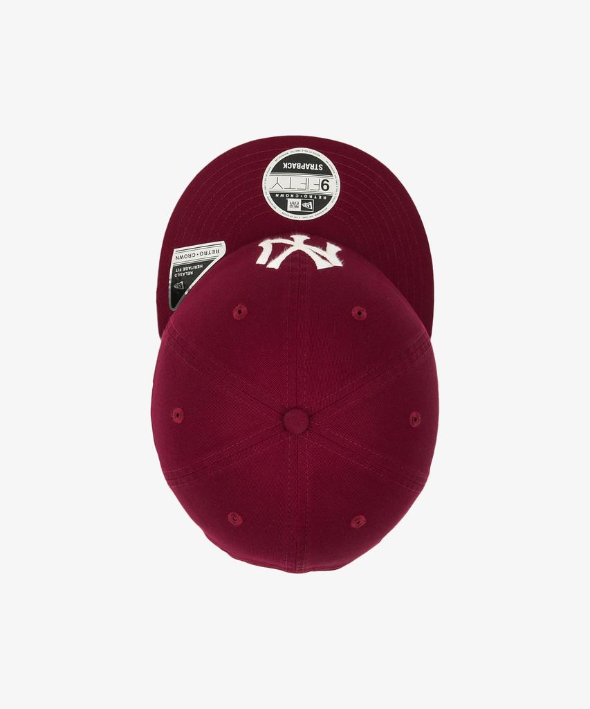 New Era МЛБ Куперстаун Нью-Йорк Янкис Ретро Кепка-страпбэк с короной Красная
