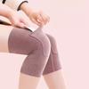 1 Pair Stretchy Thermal Knee Sleeves Knee Knee Warmers Anti-Slip Wraps with Warmer Patch Pocket