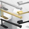 Black Gold Toilet Paper Holder Premium Thicken SUS304 Rustproof for Bathroom Decor Tissue Rack Wall Mount Kitchen Towel Storage