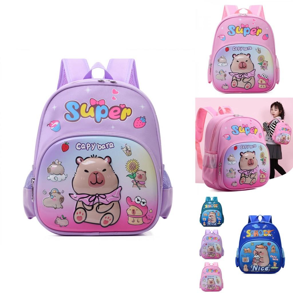 Adorable Cartoon Kids Backpack For Ages 3 To 6 With Comfortable Nylon Design
