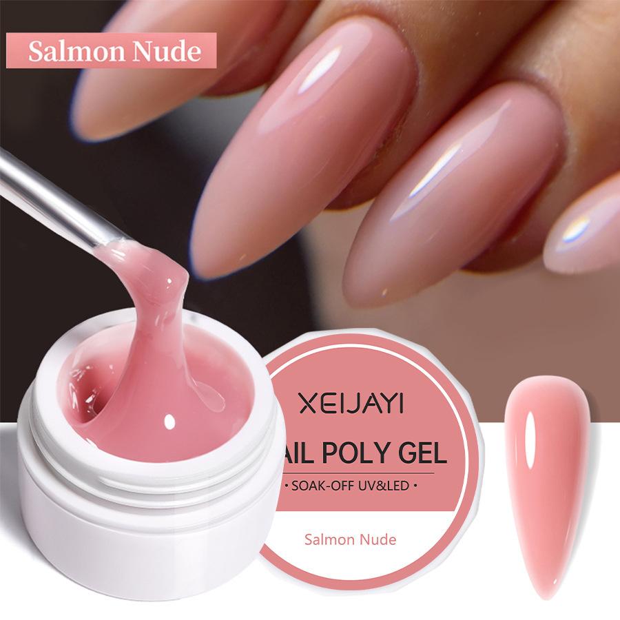 УФ/светодиодный гель для наращивания ногтей, кристаллический фототерапевтический гель для моделирования, быстросохнущий твердый гель, инструмент для самостоятельного создания дизайна ногтей в салоне