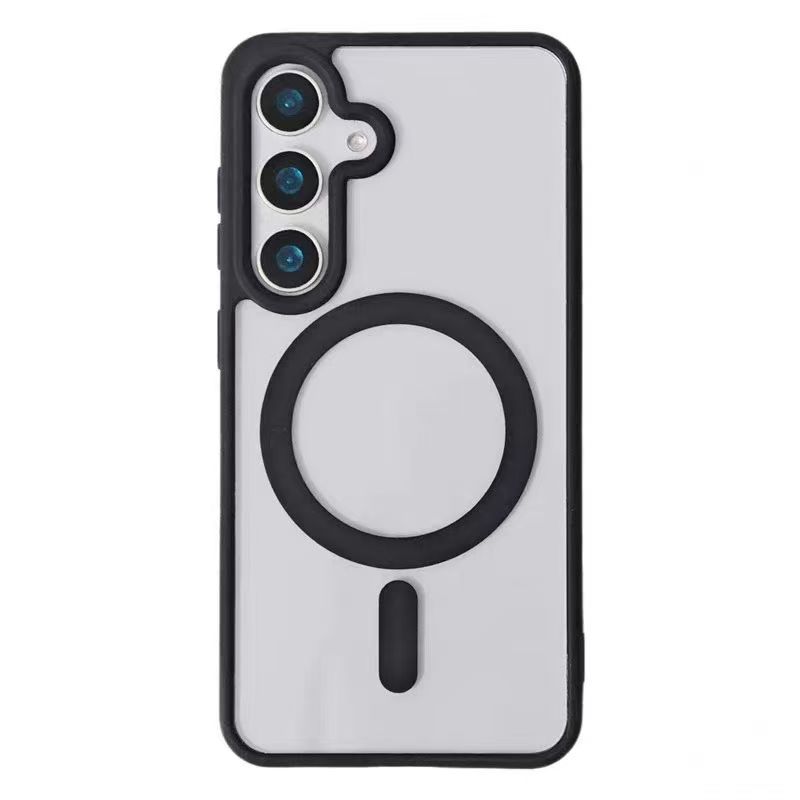 Модный магнитный чехол Magsafe для беспроводной зарядки для Samsung S25 S24 S23 S22 Plus FE Ultra A15 A35 A55 A16 A26 A36 Ударопрочный чехол