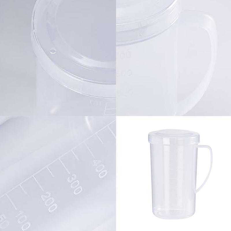 Кружка для молока с крышкой, кружка для йогурта с ручкой, кружка для завтрака, кружка для молока и кофе, для разогрева в микроволновой печи, мерная кружка со шкалой, контейнер для напитков