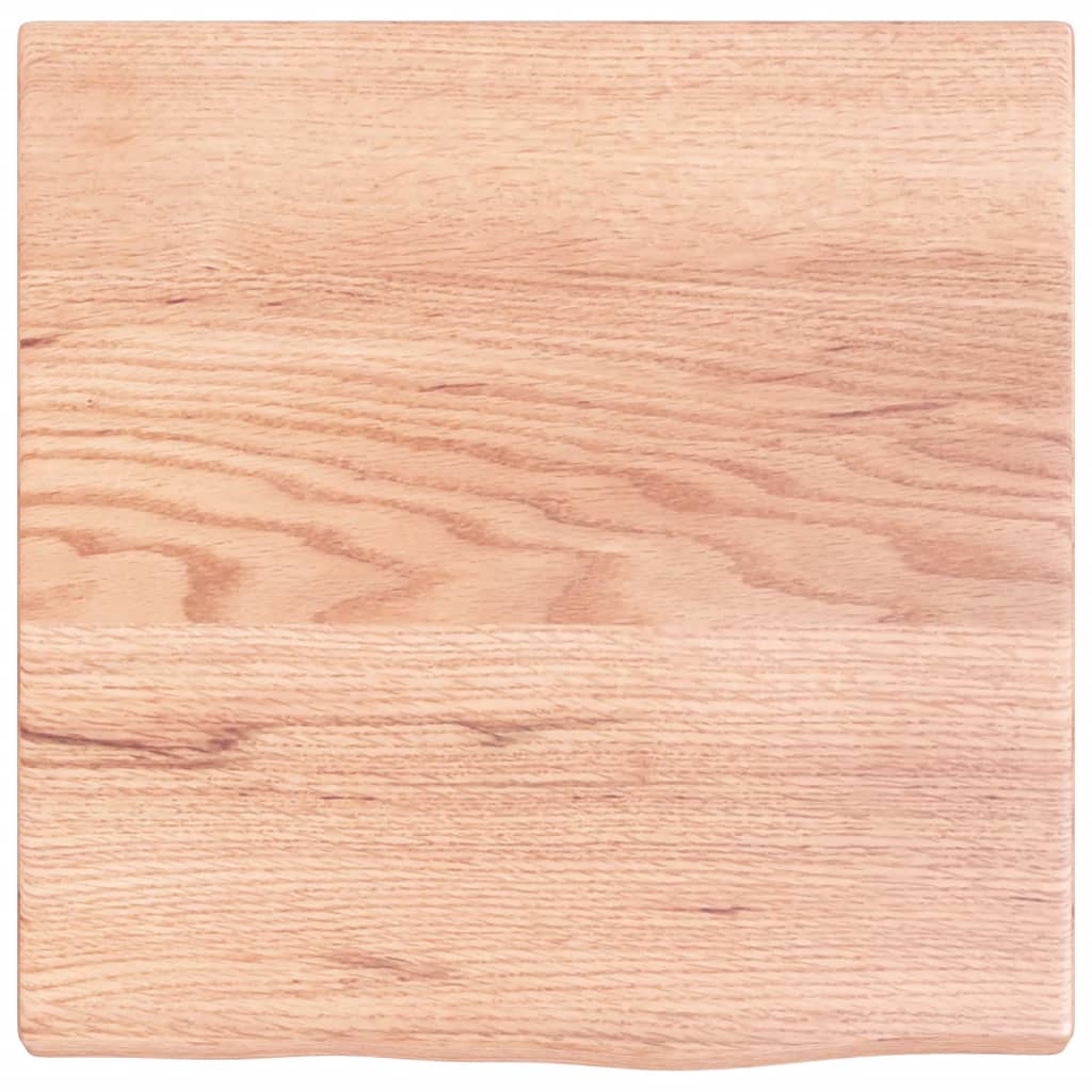 Washbasin Top Light Brown 40x40x2 cm Solid Wood Treated