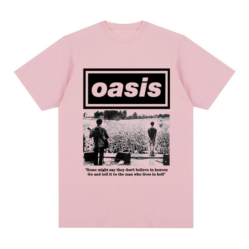 Oasi Rock Band Logo Vintage t-shirt British Music Albums Gift Idea Clothes Cotton Men T shirt New TEE TSHIRT Womens tops