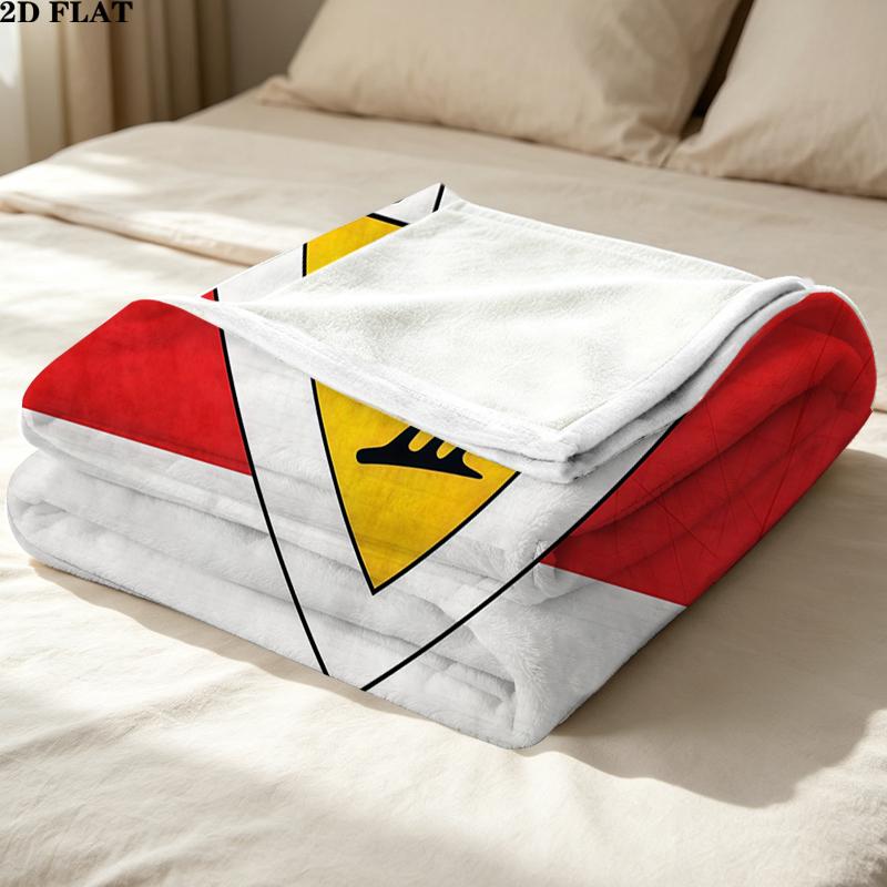 Vfb Stuttgart Print Flannel Blanket, High quality Comfortable for All Seasons, Home Decor, Warmth and Comfort, Perfect for Christmas Gifts