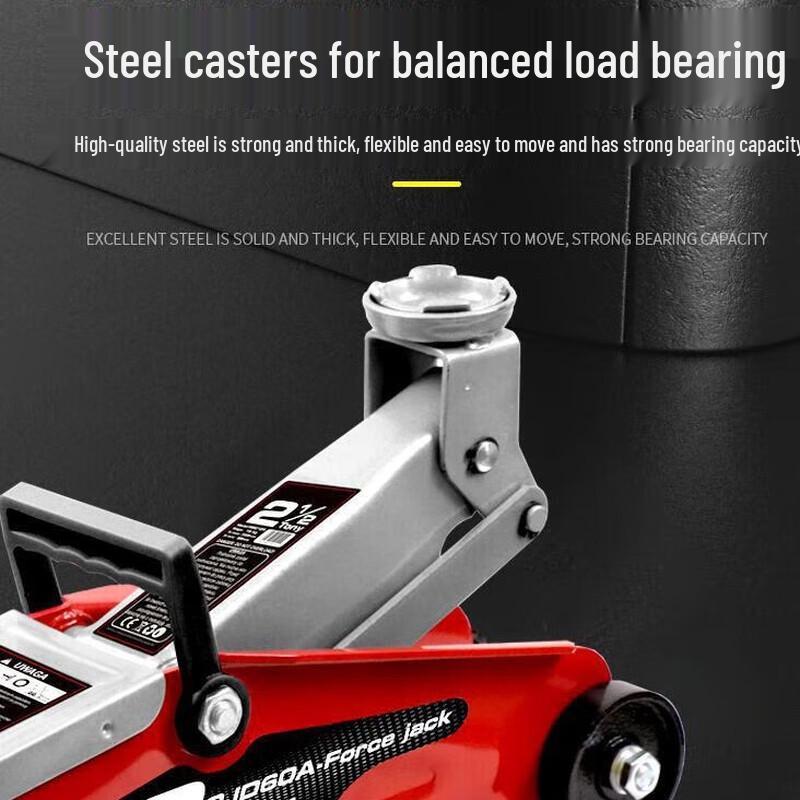 Гидравлический низкопрофильный автомобильный домкрат BeiYou 2-тонный, штекер CN (адаптер в комплекте)