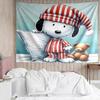 Happy Puppy Tapestry for Bedroom Aesthetic Classroom Tapestries Wall Hanging for Living Room Dorm Office,Ideal Creative Gift