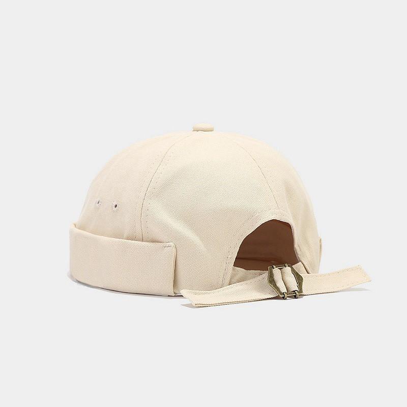 Japanese Style Small Batch Retro Bucket Hats Unisex Solid Color Streetwear Hip Hop Caps