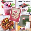 Fabeato 9-в-1 Premium Berries Mix 200 г | Богат антиоксидантами | Хороший источник пищевых волокон | Сушеная клюква, черная смородина, клубника, ягоды годжи