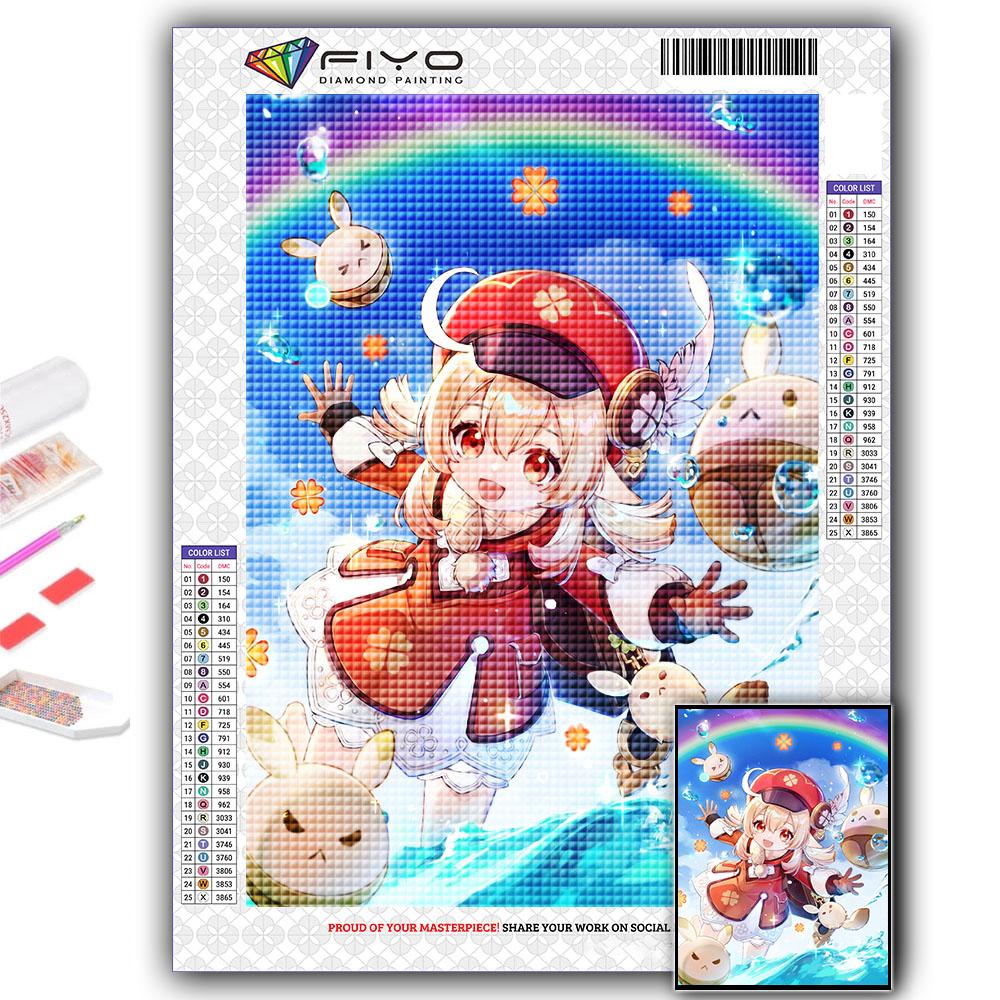 Алмазная картина Genshin Алмазная мозаика Ремесло Алмазная вышивка Картина