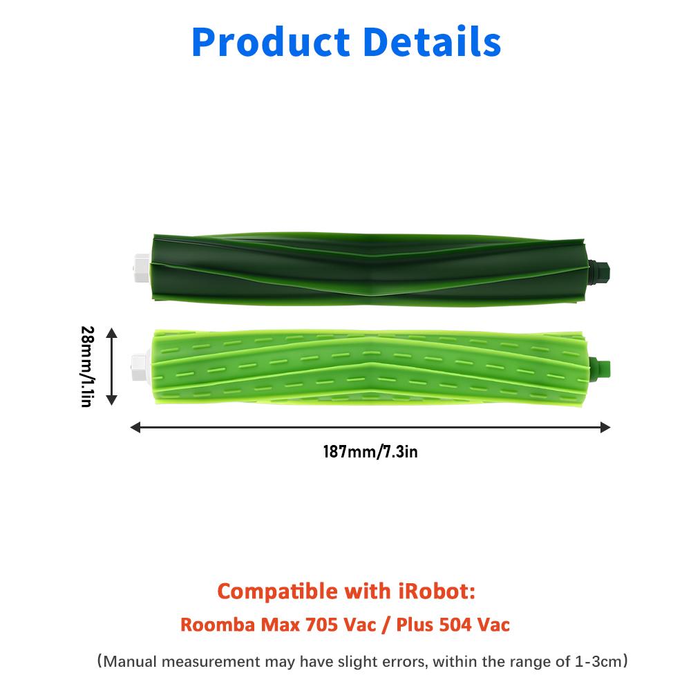 For iRobot Roomba Max 705 Vac Plus 504 Vac Vacuum Cleaner Roller Brushes Hepa Filters Dust Bags Accessories Replacement Kit Part