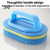 Multi-purpose Cleaning Tool Tub Brush Ergonomic Handle Stiff Bristle Scrubber Shower Stalls Kitchen Sinks Window Frames Reusable Scrub
