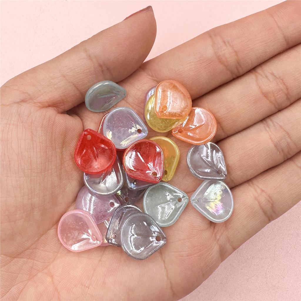 Товары для вечеринок 13,5*14,8 мм 20 шт. серьги-шпильки браслет кулон лепестки цветов AB цвета бусины-шармы аксессуары для изготовления ювелирных изделий своими руками