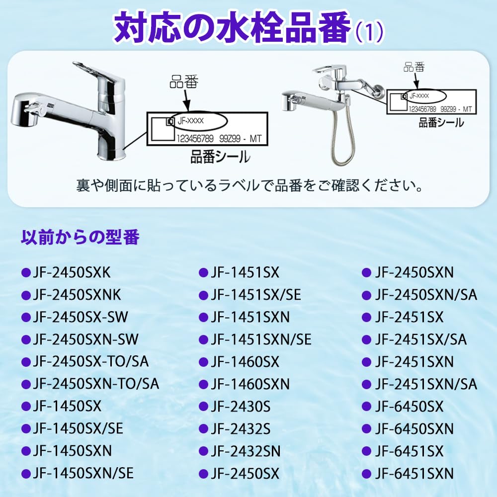Water Purification Cartridge Types Removal High Chlorine Removal JF22 Replacement Faucet Faucet Compatible Cartridge Replacement Water Filter for