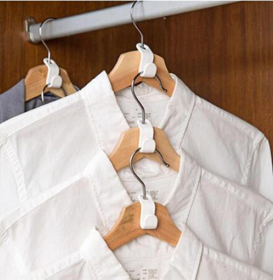 10/20 Pcs Clothes Hanger Connect Hooks for Hanger Wardrobe Closet Organizer Mini Storage Hook Wardrobe Clothes Coat Organizer Rack