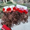 Girls Princess Party Baby Wig Hairpin Children's Bow Wig Hair Accessories Bowknot Hairclip