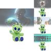 Плюшевая игрушка Медведь Инопланетянин из коротковорсового плюша для детей и коллекционеров