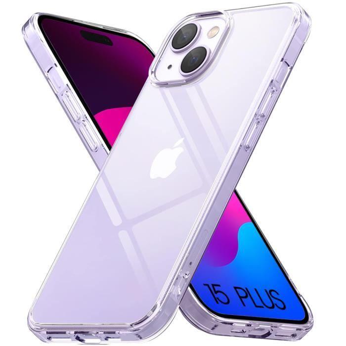 Coque de Protection - BOOLING - pour iPhone 15 Plus - Transparente Antidérapante Ultra Slim