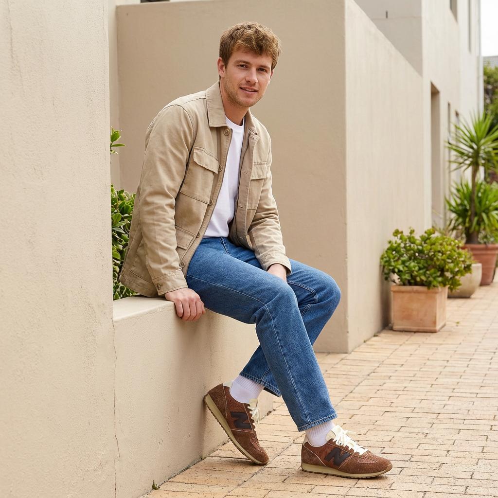 New Balance NB 471 Модная Универсальная Повседневная Обувь Унисекс Повседневная Обувь Коричневый U471RA