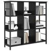 Bookshelf Black Oak Effect 102 x 32 x 104.5 cm