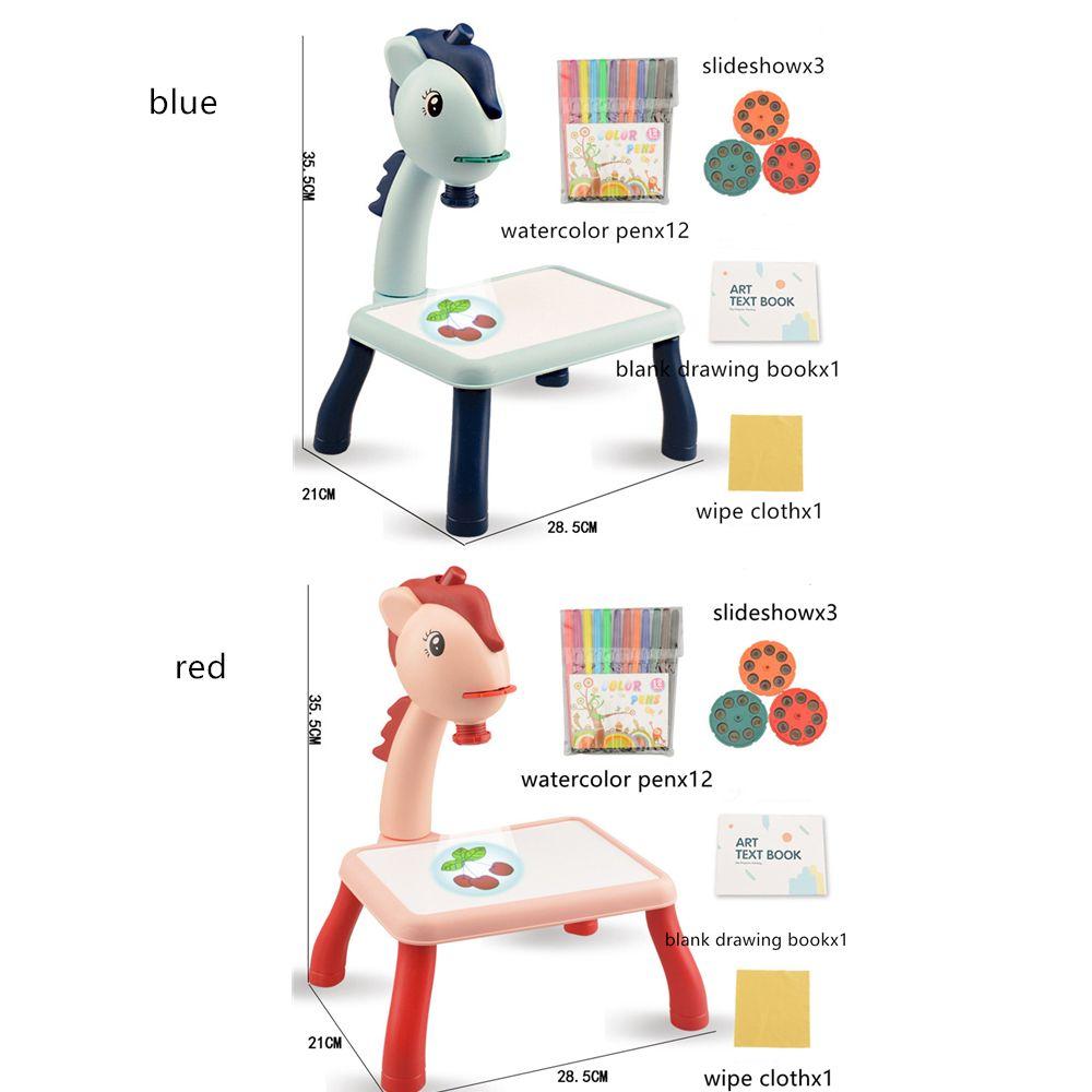Toys Learning Toys Kids Arts Crafts Painting Toys Kids Toys Led Projector Children Drawing Table