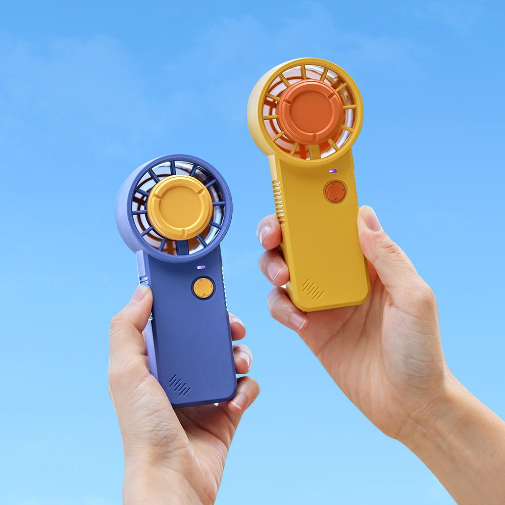 New Arrival Outdoor Portable Handheld Fan  Home Office Mini Fan Rechargeable Handy Fan