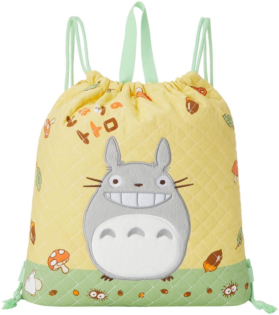 Marushin Gym Studio Ghibli Neighbor Smiling Totoro Suitable for Kindergarten and Elementary School Boys and 1025001300 Bag/Knapsack/Drawstring Bag,