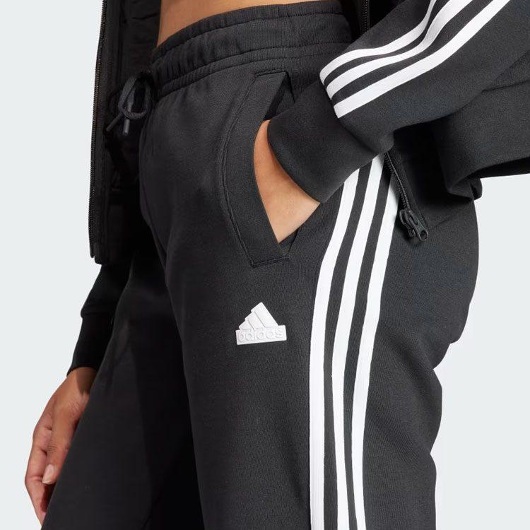 adidas Future Icons Штаны с 3 полосками Regular Трикотажные спортивные штаны Женские Черный IN9479