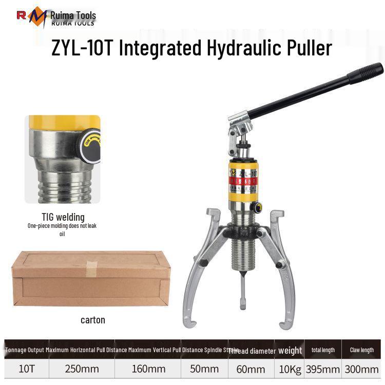 Ruima Premium Hydraulic Two/Three-Jaw Wheel & Bearing Puller Tool