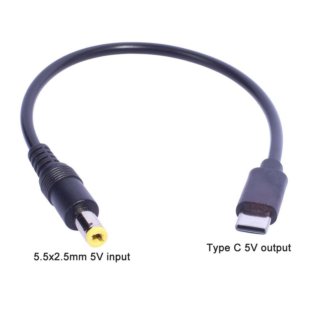 Удобный USB C - DC5.5x2.5mm/DC5.5x2.1mm Мужской удлинительный кабель для зарядки планшетов сотовых телефонов провод для зарядки