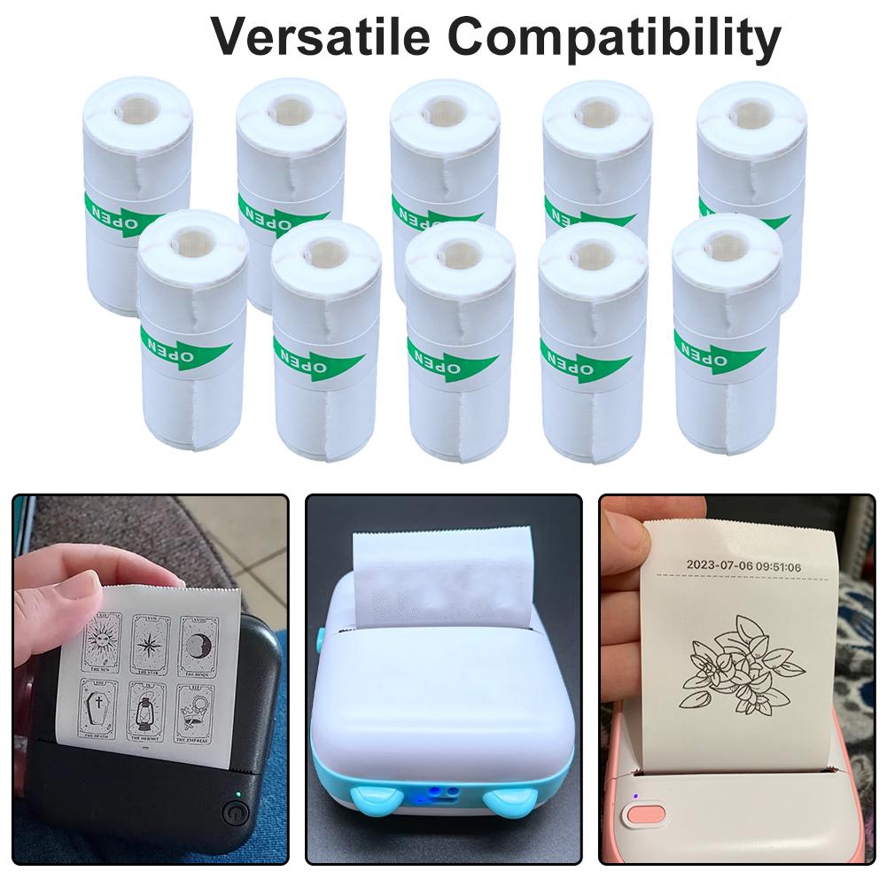 10rolls DIY Portable 3D Home Decor Printing Paper Mini Photo Printer 1.75mm PLA Office