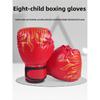Tiger Flame Print Kids Boxing Gloves Pu Fabric For Children And Youth With Safety Features For Boxing And Sparring