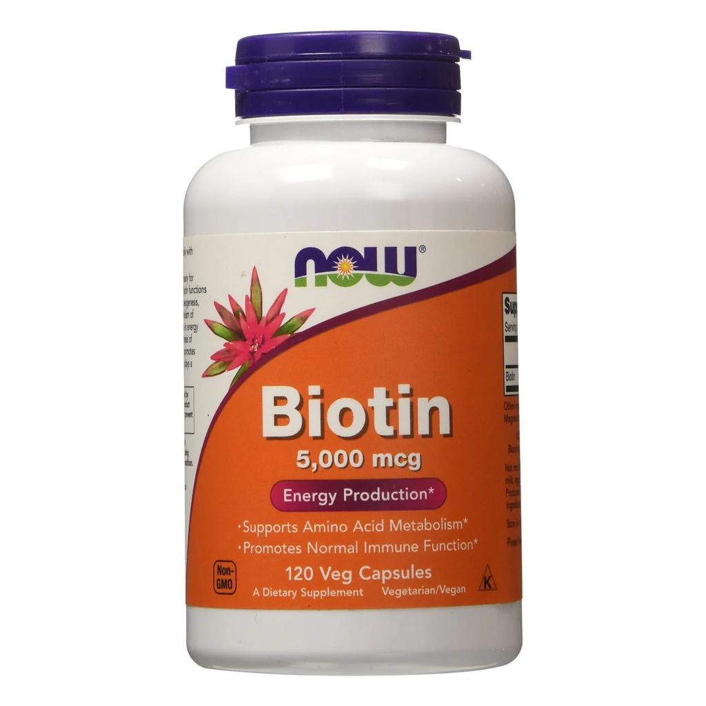 Biotin, 5000mcg - 120 vcaps