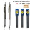0.3 0.5 0.7 0.9 1.3 2.0 3.0mm Mechanical Pencil Full Metal Art Drawing Painting Automatic Pen Office School Supply Stationery