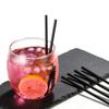 500Pcs Black Disposable Straws 13/21cm Flexible Drinking Straws Plastic Bendable Drink Tube Reusable Straw Bar Party Accessories