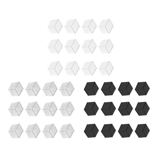 12 шт. звукоизоляционных стеновых панелей, самоклеящихся звукопоглощающих панелей из толстой акустической пены высокой плотности, стеновых панелей для домашней студии с шумоподавлением