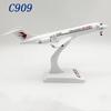 C909 Металлическая литая модель самолета 24 см China Eastern ARJ-21 Сплав с подставкой для самолета Украшение Коллекция Подарок