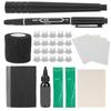 Professional Tattoo Stick Pen Set Aluminium Alloy Beginner Practicing DIY Tattoo Kit Black