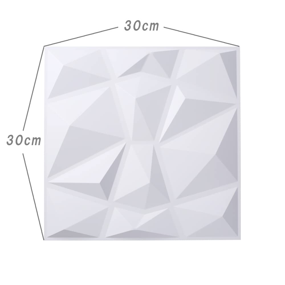 ISL 3D настенная панель пламя Diamond 30см x 30см 30 шт. набор (изготовлен из ПВХ, огнестойкий) (маленький)