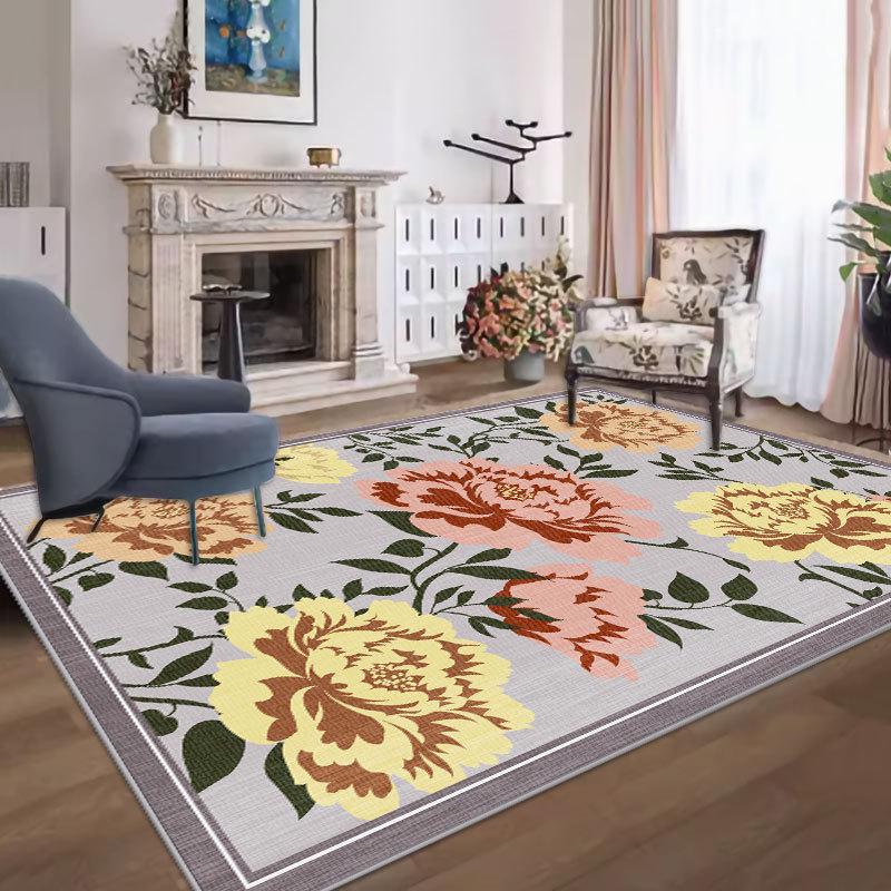 Прочный, простой в уходе ковер для гостиной и спальни, идеально подходит в качестве грязеотталкивающего прикроватного коврика.; можно стирать для удобства.