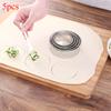 5pcs/Set Stainless Steel Dumpling Molds, Round DIY Wonton Skincutting Molds, Baking Biscuits Molds for Kitchen Use
