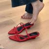 Мода Новый Стиль Летние Женские Лаконичные Шлепанцы на Толстом Каблуке Уличные С Узкой Перемычкой С Открытым Носком Шлепанцы Женские Повседневные Платье Гладиаторские Сандалии