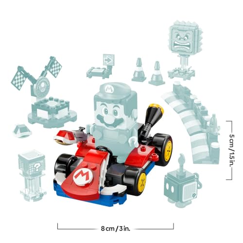 LEGO Super Mario Kart™ – LEGO® Mario™ and Standard Kart Toy, Birthday Gift, Building Blocks, for Boys and Girls, Ages 7, 8, and 9, Elementary School S