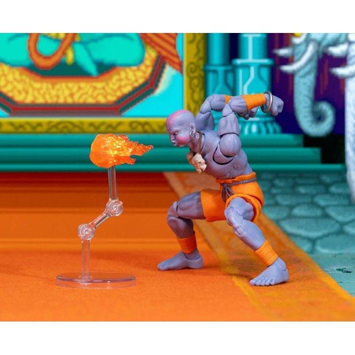 Jada Toys - Ultra Street Fighter II: The Final Challengers - Figurine 1/12 Dhalsim Deluxe 15 Cm