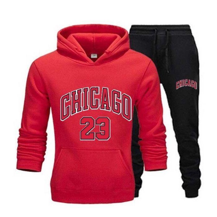 Детский спортивный костюм для бега и баскетбола Chicago 23 красный - - Красный